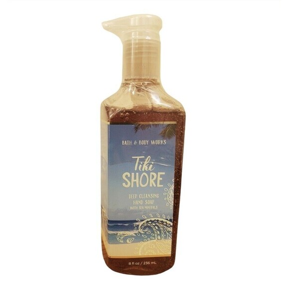 Bath & Body Works Tiki Shore Deep Cleansing Hand Soap Sea Minerals 8 oz NEW